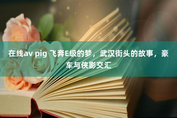 在线av pig 飞奔E级的梦，武汉街头的故事，豪车与侠影交汇