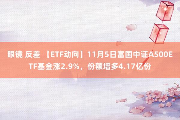 眼镜 反差 【ETF动向】11月5日富国中证A500ETF基金涨2.9%，份额增多4.17亿份