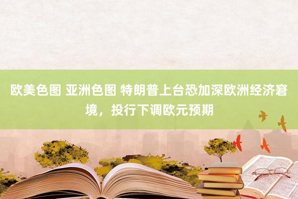 欧美色图 亚洲色图 特朗普上台恐加深欧洲经济窘境，投行下调欧元预期