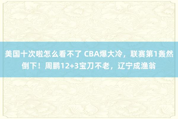 美国十次啦怎么看不了 CBA爆大冷，联赛第1轰然倒下！周鹏12+3宝刀不老，辽宁成渔翁