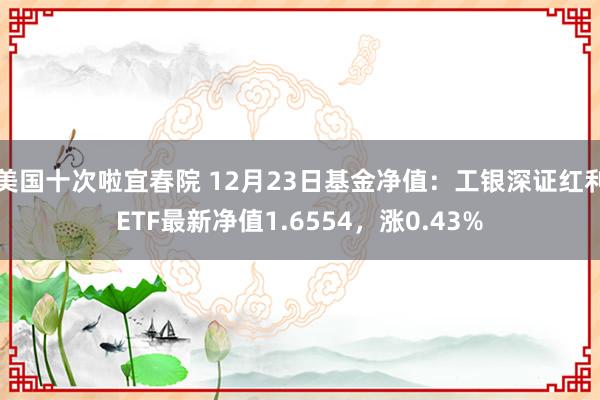 美国十次啦宜春院 12月23日基金净值：工银深证红利ETF最新净值1.6554，涨0.43%