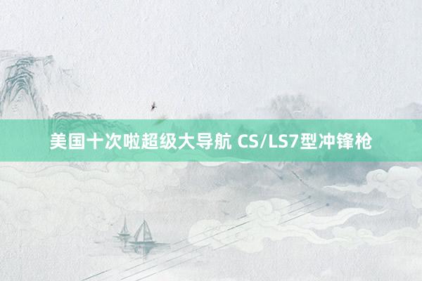 美国十次啦超级大导航 CS/LS7型冲锋枪