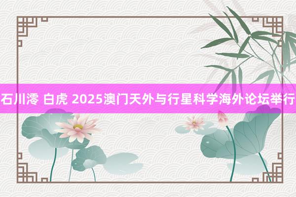 石川澪 白虎 2025澳门天外与行星科学海外论坛举行